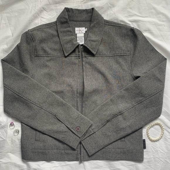Calvin Klein Jeans Zip Up Jacket - Picture 1 of 3